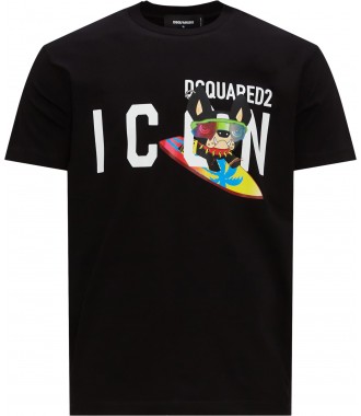 DSQUARED2 ICON pánské tričkoT-shirt DOG ITALY