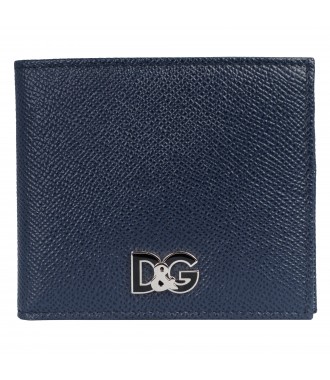 DOLCE&GABBANA pánská peněženka bifold Blue/Black