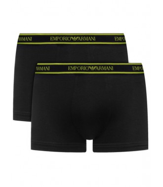 EMPORIO ARMANI Pánské luxusní boxerky 2 pack NERO