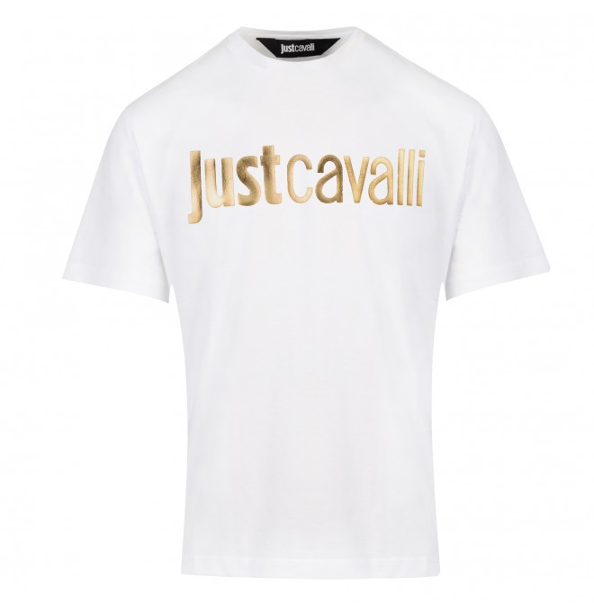 JUST CAVALLI pánské tričko T-shirt GOLD 2023