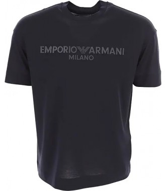 EMPORIO ARMANI pánské tričko T-shirt BLU NAVY