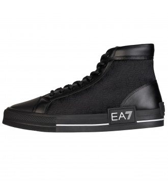 EMPORIO ARMANI EA7 tenisky obuv kotníkové BLACK