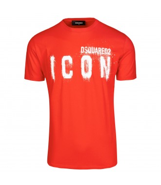 DSQUARED2 ICON pánské tričkoT-shirt ICON RED