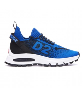 DSQUARED2 Run DS2 italské pánské boty sneakersy BLUE