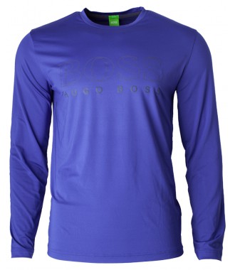 HUGO BOSS GREEN sportovní tričko Longsleev vel.L BLUE