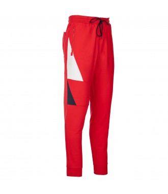 EMPORIO ARMANI EA7 pánské teplákové kalhoty RED