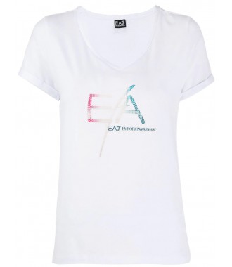 EMPORIO ARMANI EA7 dámské tričko t-shirt WHITE