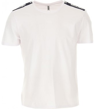 MOSCHINO pánské tričko T-shirt EFEKTNÍ bianco